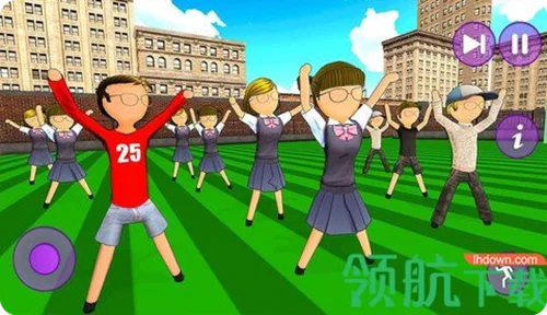 坚持女孩高中游戏3D2021最新版截图2