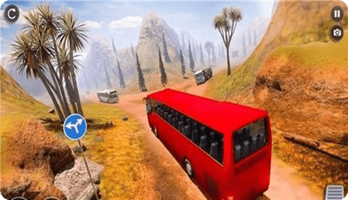 越野巴士驾驶游戏模拟器截图1