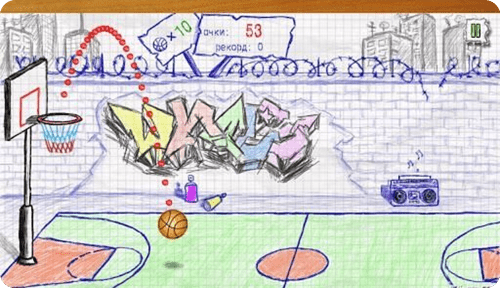 涂鸦篮球安卓截图2